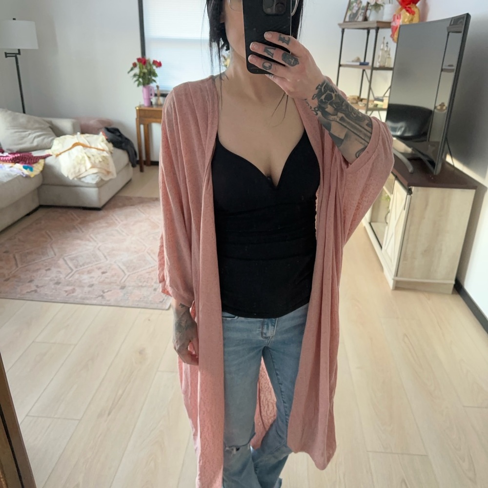 Women's Pink Cardigan